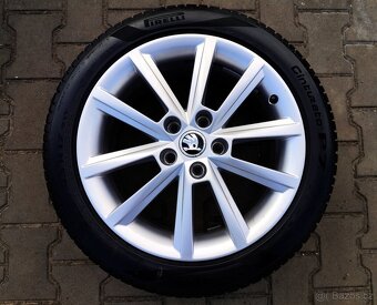 Alu kola originál Škoda Octavia III 5x112 R17 Teron - 4