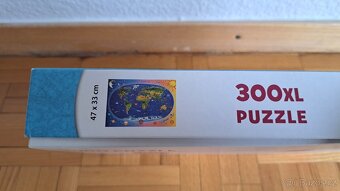 Puzzle Dino 300XL - mapa světa - 4