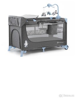 Kinderkraft cestovní postýlka Joy 2 s doplňky +matrace - 4