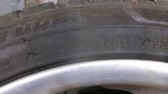 Alu kola + letní pneu 245/40 R17 - 4
