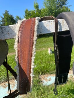 Westernové sedlo zakázková výroba. Šité na ČT klisnu. - 4