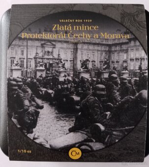 Zlatá mince Válečný rok 1939 - Protektorát Čechy a Morava - 4