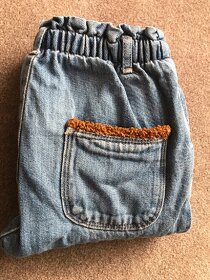 Zimní podšité džíny ZARA baby - 4