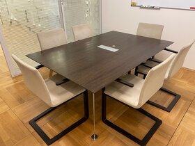 Kancelářský set stůl a 6 židlí - 4
