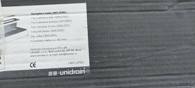 nerezový žlábek Unidrain, komplet 700 mm - 4