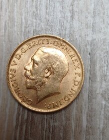 Zlatá mince Libra 1912 George V.1910-1936 - 4