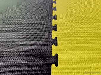 Tatami Champion puzzle černo- žlutá 105cm x 105cm x 3cm - 4