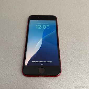 iPhone SE 2020 64GB red, pěkný stav, 12 měsíců záruka - 4