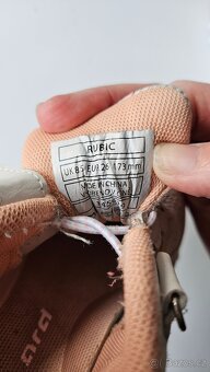 Oranžovo - bílé tenisky na suchý zip - vel.26 - 4