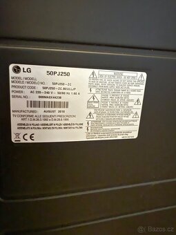 LG 50PJ250 - 4