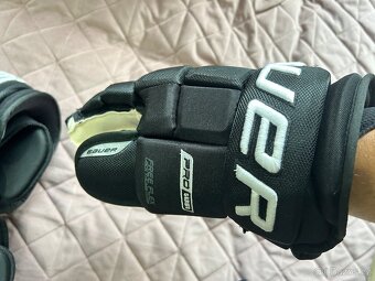 ✅ Hokejové rukavice BAUER PRO SERIES SR - č. 14 - BLACK ✅ - 4