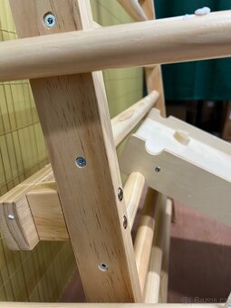 Perfektní dřevěná žebřina s doplňky – nová, nepoužitá, skvěl - 4