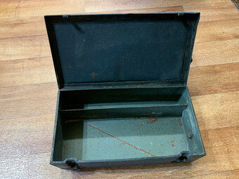 Nemecka lekarna Verbandkasten orig.Feldgrau barva Wehrmacht, - 4