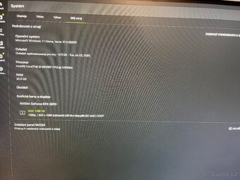 Herni PC Intel core i9 + RTX 3070 + 32gb Ram - 4