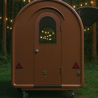 Food Truck Hnědý 2m - 4