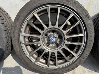 Prodám alu kola Sparco s letními pneu Continental 225/45 R17 - 4