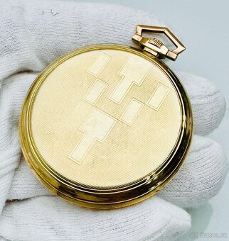 NÁDHERNÉ PÁNSKÉ ART DECO KAPESNÍ HODINKY OMEGA - FUNKČNÍ - 4