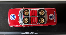 Škoda 110 LS doprovodní vůz Rally 1975, 1:43, Altaya, nový - 4