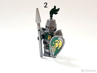 Minifigurky rytíři (7), typ Lego - 4