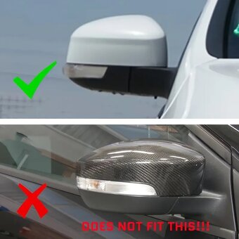 Kryty zrcátek Ford Focus 2, 3 MK2, MK3 Mondeo MK4 2008–2018 - 4