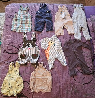 Oblečení po synovi 62 až 74. Celkem 220ks, cena kus 5,50kč. - 4