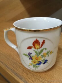 Hrnek, hrníček se jménem Michala, květiny - 4