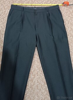 Kalhoty pánské černé k saku - 4
