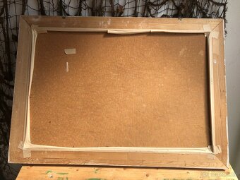 Obraz krajina, olej na desce 115x80cm - 4