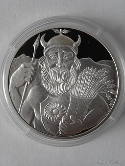 Sada 5 ks stříbrných medailí Strážci českých hor. - 4