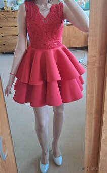 Společenské plesové šaty XS - 4