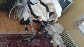 Kočárek Junama Impulse Eco 3in1 chrom/bílá - 4