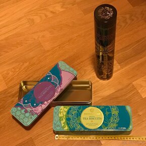 Plechová dóza - Fortum & Mason - Karel III. - Mucha - Lindt - 4