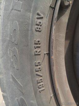 LETNÍ PNEU + DISKY 195/55R15 ŠKODA 15"VW SEAT - 4
