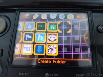 PRODÁNO Nintendo 3DS Cosmos Black+homebrew hack a 64GB karta - 4