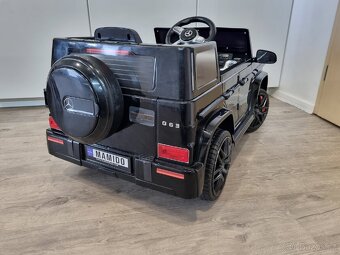 Dětské elektrické autíčko Mercedes G63 AMG, EVA kola - 4
