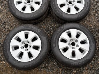 Alu orig letni sada Audi 5x112 7,5J ET37 225/60 R16 - 4