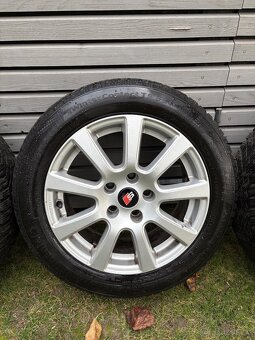 Zimní Alu kola S-line R16 5x112 s pneu Continental 205/55 - 4