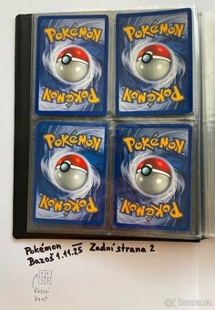 Kusové Pokémon VINTAGE karty (KARTY STARÉ PŘES 25LET)(1) - 4
