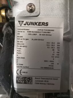 Plynový kotel Junkers Cerastar komfort - 4