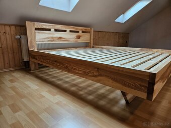 Manželská postel 180x200 - Jasan - 4