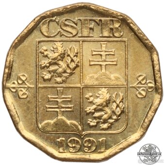 20 Haléř 1991- ČSFR - zkušební ražba NGC - 4