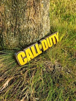 Call of Duty logo - dřevěná dekorace - 4