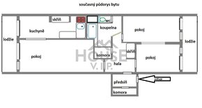 Prodej byty 4+kk, 78 m2 + 2 lodžie a sklep, Praha 10 - Maleš - 4