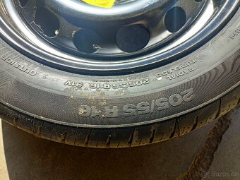 Plnohodnotná Dojezdova rezerva 205/55 R16 peugeot - 4