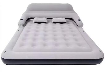 Nafukovací postel max. 250kg s opěrkou na záda + 2 polštáře - 4