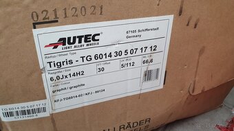 2x Zesílené Alu Disky Vlek Karavan Podvalník 5x112 R14 Autec - 4