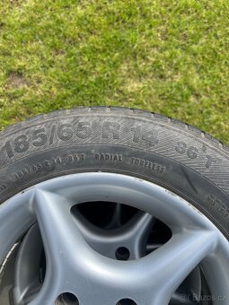 ALU kola s letními pneumatikami 185/65 R 14 - 4