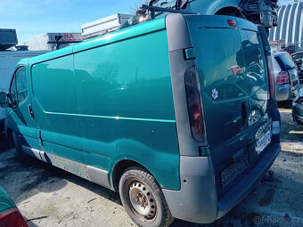 Opel Vivaro 2.5 DTI ( G9U - B7 ) 99kW r.2003 zelená na náhra - 4