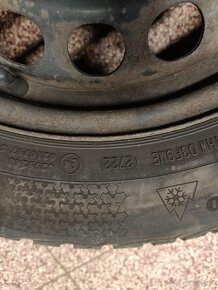 Plechové disky VW R16 + zimních pneu 205/55 - 4