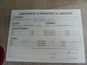 Náušnice pecky s mořskou perlou v bílém zlatě - 4